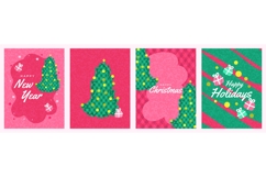 Cute Christmas and New Year Greeting Card Collection Product Image 1