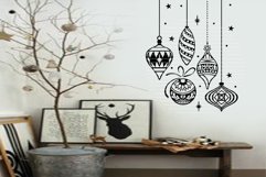 Christmas balls Cutting file SVG DXF FCM Product Image 7