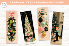 Whimsical Christmas Bookmarks, Vol.4, Printable Crafts, 4 Product Image 1