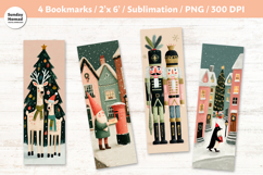 Whimsical Christmas Bookmarks, Vol.5, Printable Crafts, 4 Product Image 1
