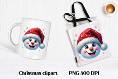 Christmas rhinestones snowman clipart Product Image 1
