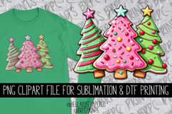Christmas Cookie Trees | Holiday | PNG Clipart Product Image 1