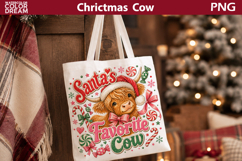 Christmas Highland Cow Bundle | Funny Holiday Sublimation Product Image 6