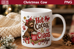 Christmas Highland Cow Bundle | Funny Holiday Sublimation Product Image 9
