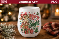 Christmas Highland Cow Bundle | Funny Holiday Sublimation Product Image 23