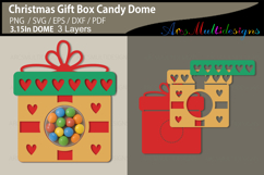 Christmas Gift Box Candy Dome Product Image 1