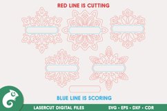 Christmas Gift Tags svg, Christmas ornament svg Product Image 2