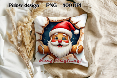 Christmas Cute Gingerbread Man Pillow Sublimation Product Image 1