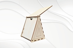 Christmas House, Gift Box, laser cutting vector design. Product Image 4