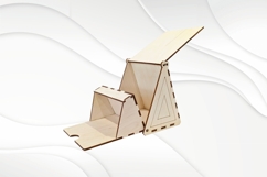 Christmas House, Gift Box, laser cutting vector design. Product Image 1
