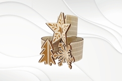 Christmas gift Napkin Holder, napkin case laser cutting file Product Image 5