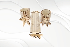 Christmas gift Napkin Holder, napkin case laser cutting file Product Image 2