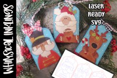 Christmas Pals Tag Ornament SVG Set For Laser Cutting Product Image 1
