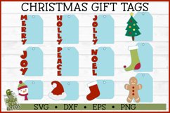 Christmas Layered Gift Tags SVG Bundle Product Image 1