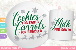 Cookies and Milk for Santa Bundle - Plate and Cup set Product Image 1