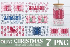 Christmas Retro Can Glass Wrap Sublimation Bundle Product Image 2