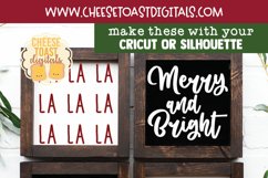 Mini Christmas Square Sign Bundle Vol 2 | Christmas SVG Product Image 2