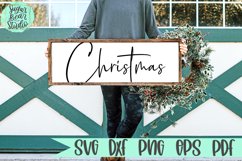 Christmas | A Holiday SVG Product Image 1