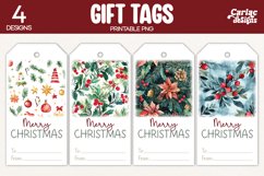 christmassy gift tags
