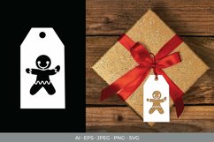Christmas Gingerbread Tag Papercut Product Image 1