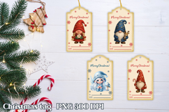 Christmas tags printable bundle | Christmas gnome gift tag Product Image 9
