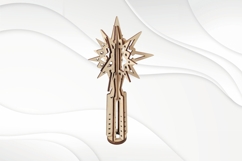 Christmas Tree Topper Star, XMAS Decorations Cutting Model Product Image 2