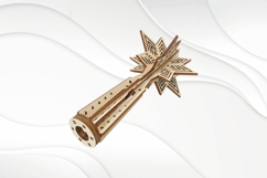 Christmas Tree Topper, laser cut vector design. Product Image 4