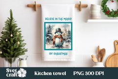 Christmas kitchen towel sublimation | Towel sublimation PNG