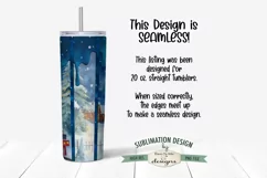 Holiday Christmas Train Seamless 20 oz Tumbler Design Product Image 2