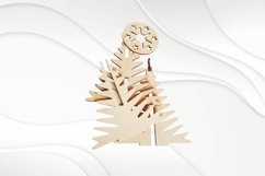 Christmas tree design, ready laser cut. Drawing for laser. Product Image 5