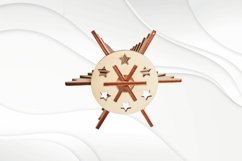 Christmas tree design, ready laser cut. Drawing for laser. Product Image 4