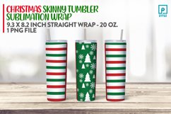 Christmas Tumbler Wrap Sublimation Design Product Image 3