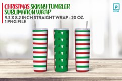 Christmas Tumbler Wrap Sublimation Design Product Image 4