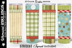 Christmas Tumbler Blanks Sublimation Clipart Product Image 1