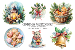 Christmas Watercolors Product Image 1