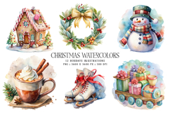 Christmas Watercolors Product Image 2