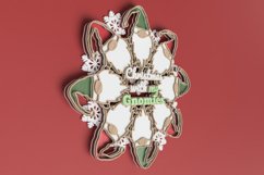 Gnome Ornament Laser Cut File - 'Christmas With My Gnomies' Product Image 4