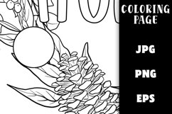 Christmas Wreath Coloring - Happy Holidays Product Image 2