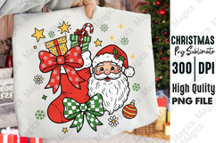 Christmas Retro Santa Cluas Png Product Image 1