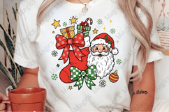 Christmas Retro Santa Cluas Png Product Image 2