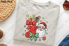 Christmas Retro Santa Cluas Png Product Image 3