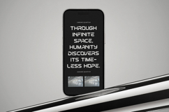 Chrome Quantum - Futuristic Font Product Image 4