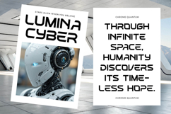 Chrome Quantum - Futuristic Font Product Image 7