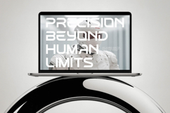 Chrome Quantum - Futuristic Font Product Image 10