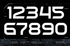 Chrome Quantum - Futuristic Font Product Image 14