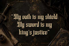 Chronicle Reign | Blackletter Font Product Image 6