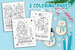 Winter Christian Coloring Pages | Kids Bible Printable Product Image 1