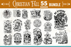 Christian Fall bundle 55 designs SVG, Jesus quotes svg Product Image 2