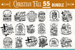 Christian Fall bundle 55 designs SVG, Jesus quotes svg Product Image 3