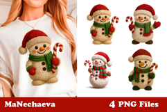Latch Hook Yarn Christmas Sublimation | Clipart Bundle PNG Product Image 14